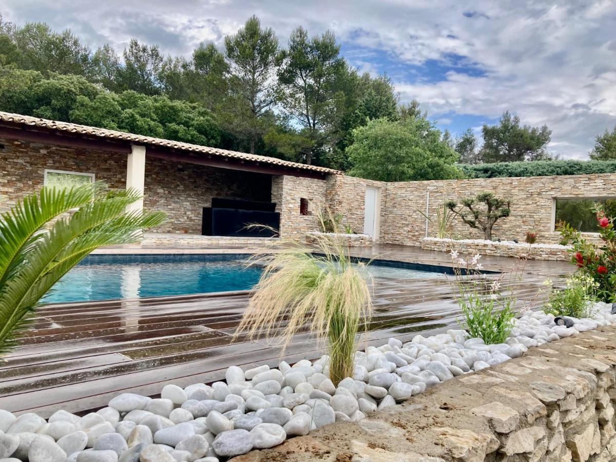 Magnifique Villa De Luxe Au Coeur De La Garrigue 尼姆 外观 照片